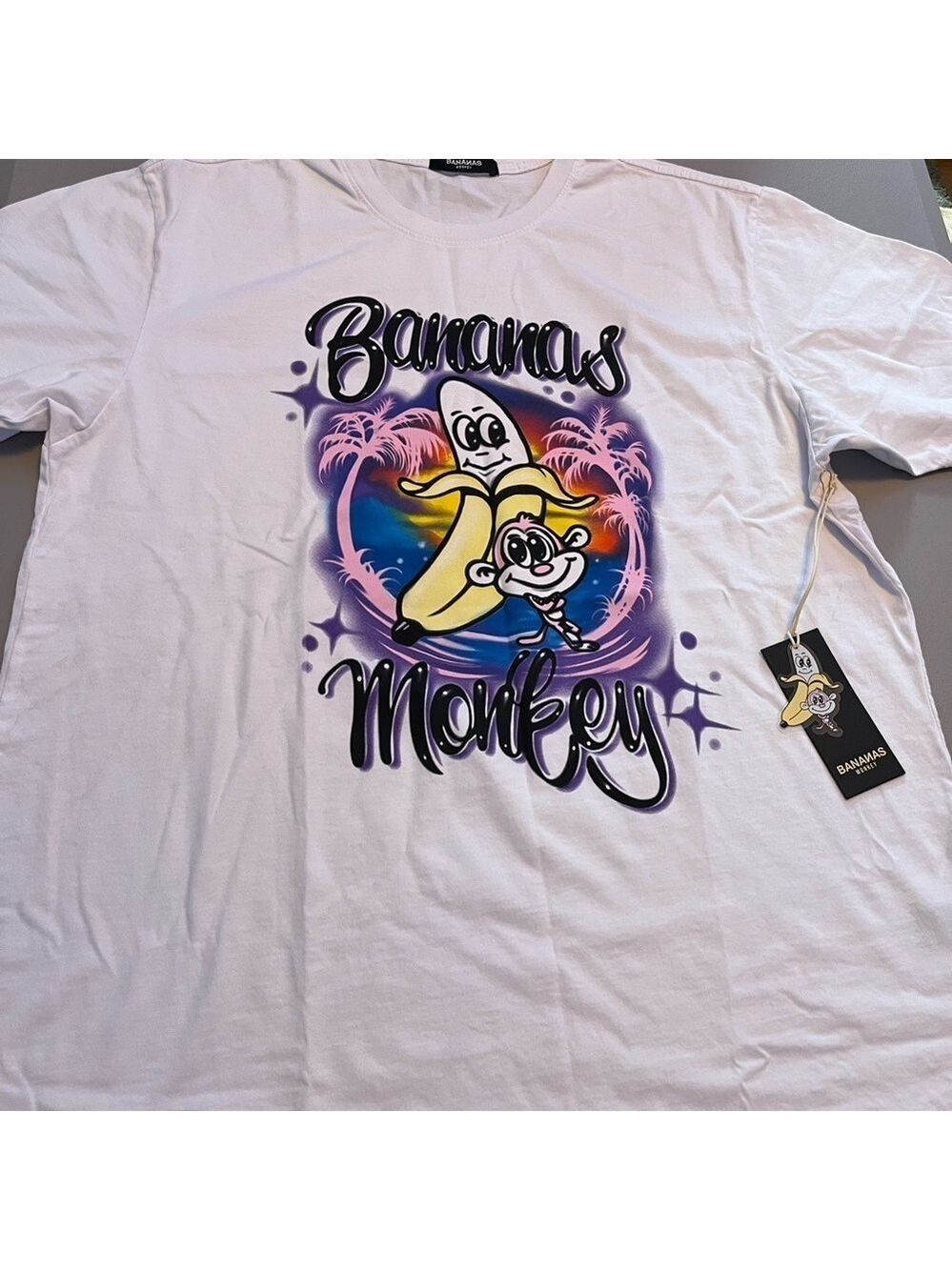 Bananas Monkey New Men's T-shirt X-Large
